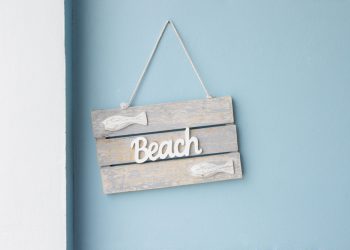 Easy Beach Theme Wall Decoration for Living Room