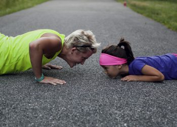 Celebrity Fitness Trainer Is Doing Intense Workout With Baby