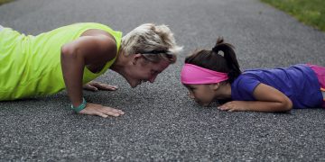 Celebrity Fitness Trainer Is Doing Intense Workout With Baby