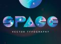 Space Vector Typography