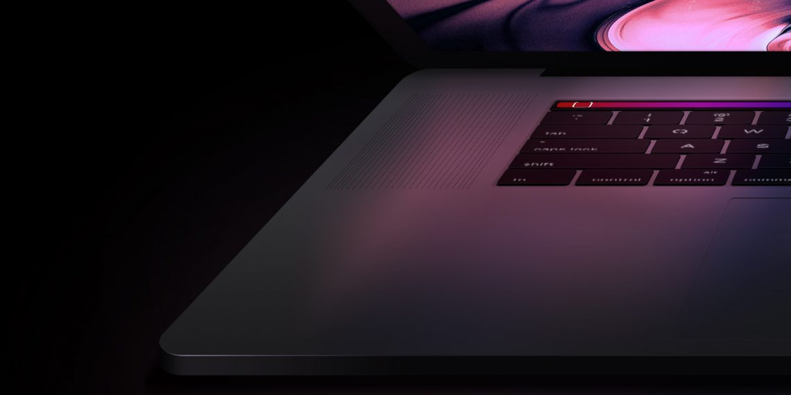 Macbook Pro Angled Mockup