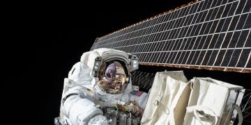 Satellite-based entanglement distribution over 1200 kilometers