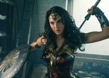 Here’s Wonder Woman just hanging with her Justice League boys