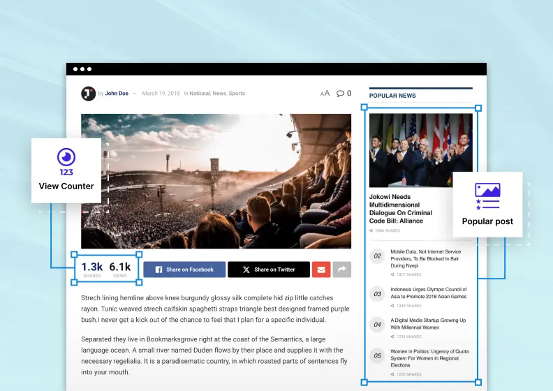 reader view counter