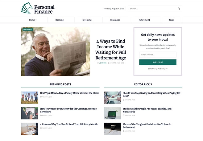 Personal Planner