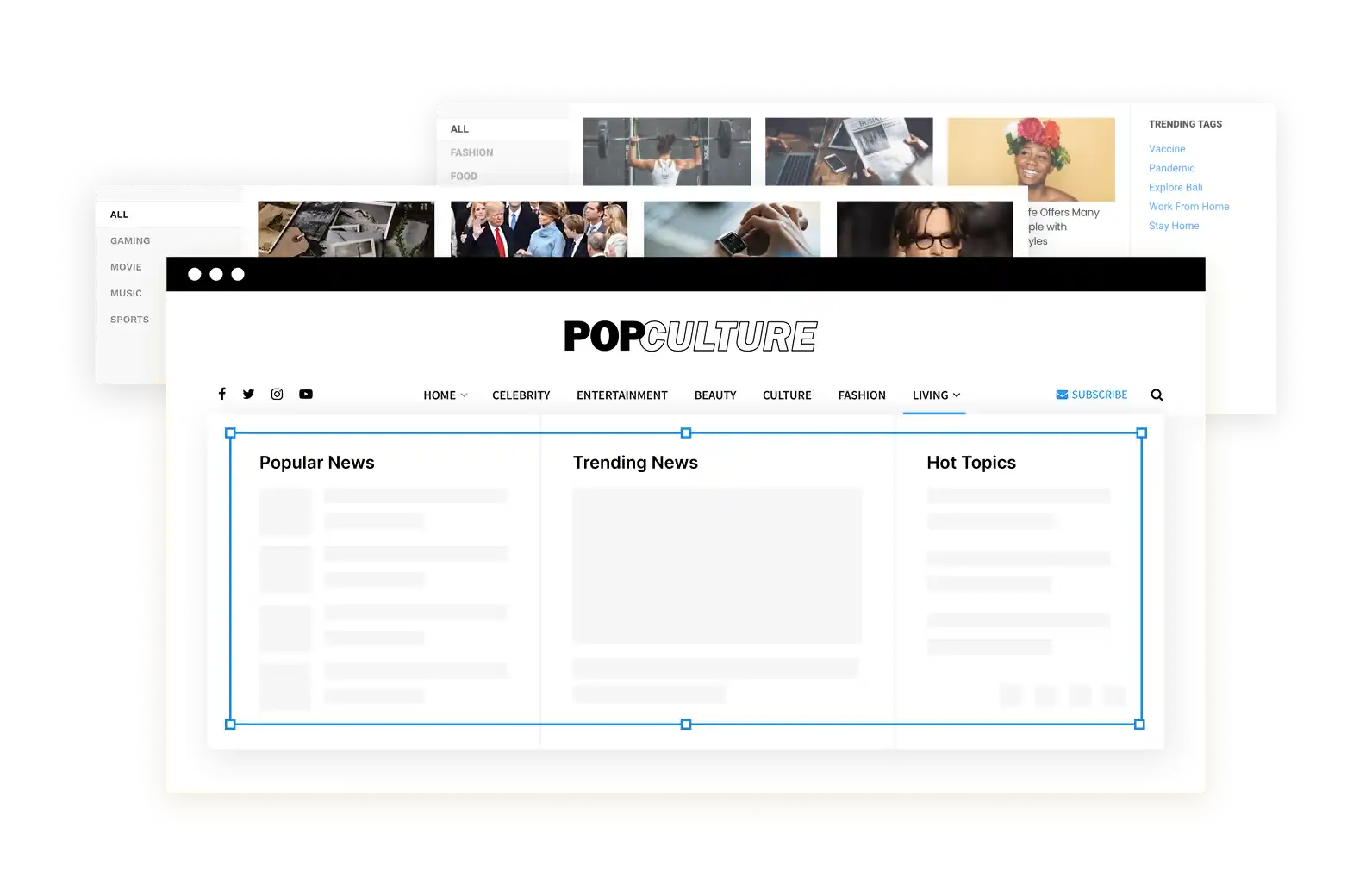 mega menu builder setting