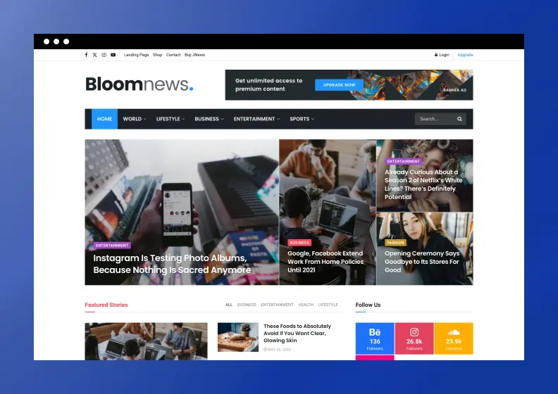 bloomnews theme