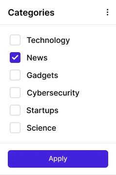 category list