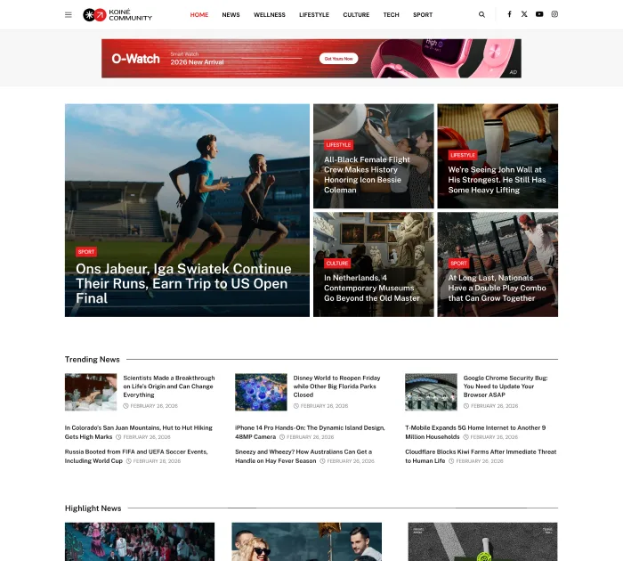 koine themes