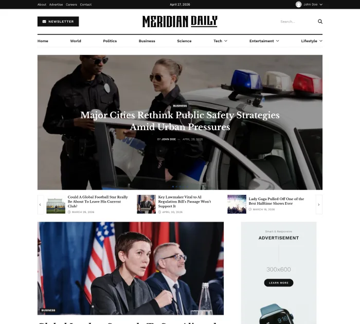 meridian daily themes