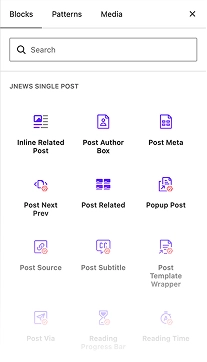 single post setting